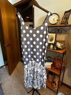 Tango Mango Polka Dot Sleeveless Resort Wear Sundress